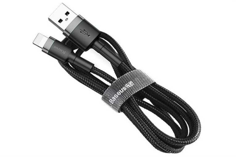 Cáp Lightning Baseus CALKLF-BG1 1000mm 2.4A