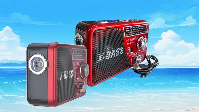 Đài Radio FM XB-521URT Nghe nhạc và Radio có tích hợp đèn pin