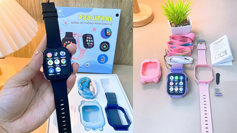 ĐỒNG HỒ THÔNG MINH PICOM P88 ULTRA Định Vị Cho Bé