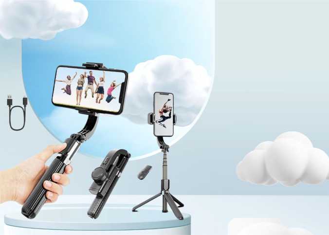 Gậy Chống Rung Gimbal Q08 cân bằng điện tử