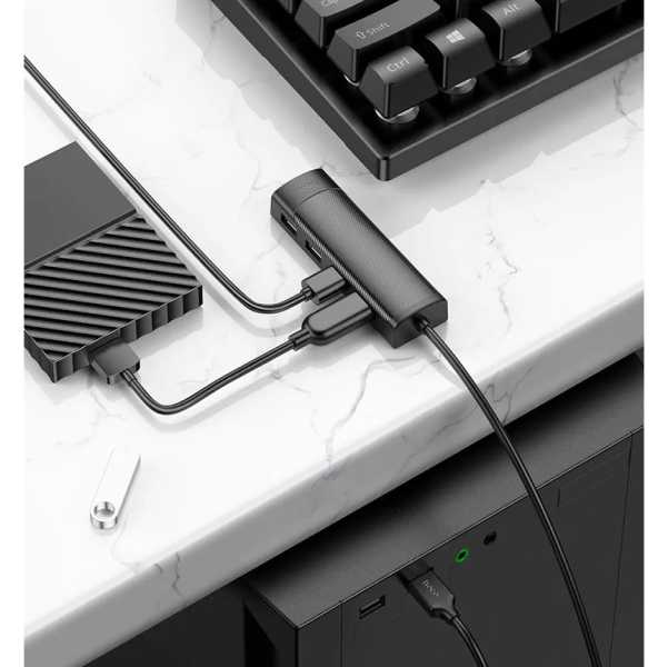 Bộ Chia HOCO HB41 từ USB ra 4 USB chính hãng