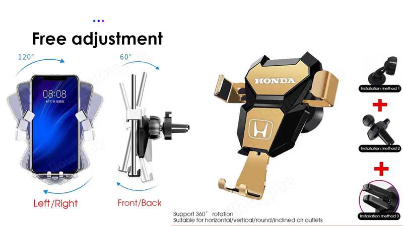 Kẹp Điện Thoại Gắn Khe Gió Điều Hòa Ô Tô