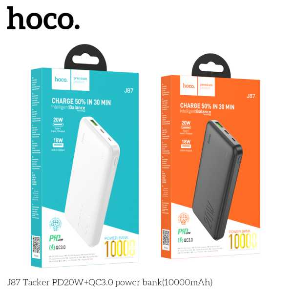 Pin Sạc Dự Phòng Hoco J87 10000mAh Chính Hãng 