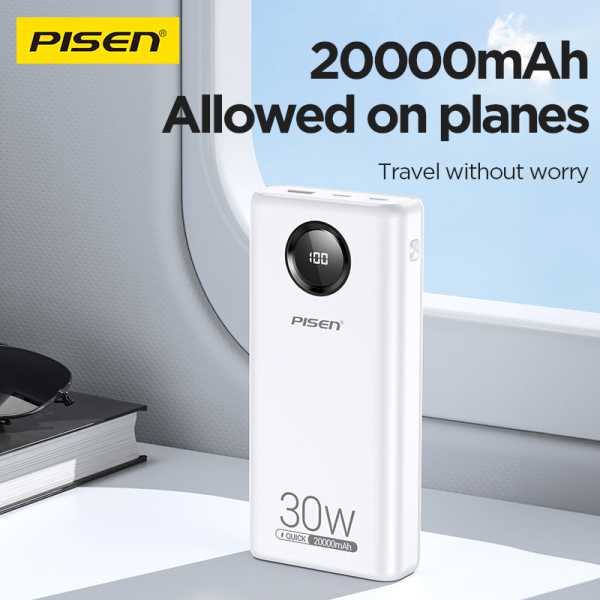 Pin Sạc Dự Phòng Sạc Nhanh 30W Pisen TP-D090 20.000mAh
