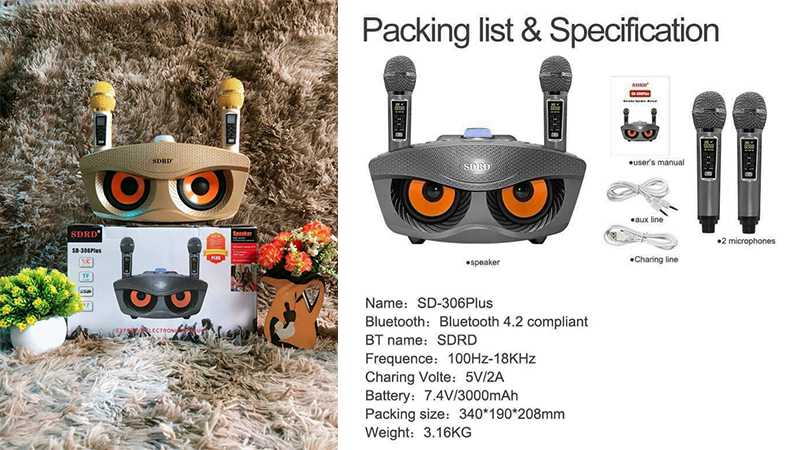 Loa Bluetooth SD306 PLUS