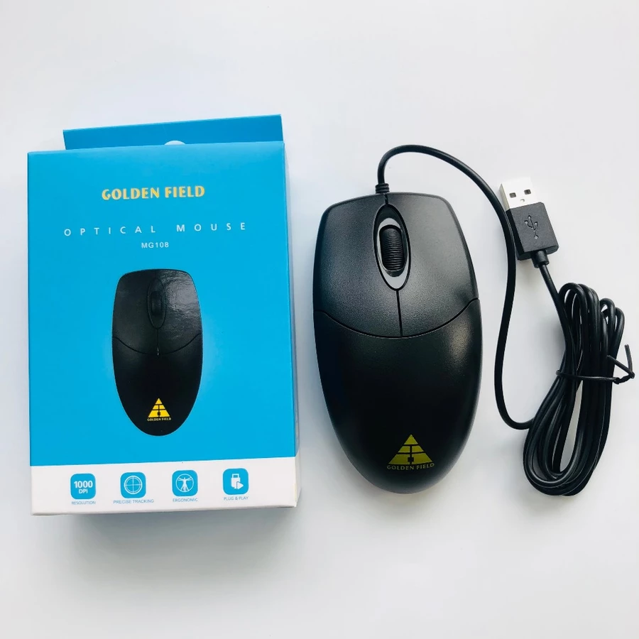 Combo bộ phím chuột Golden Field Phím KG108 - Chuột MG108 chân cắm USB